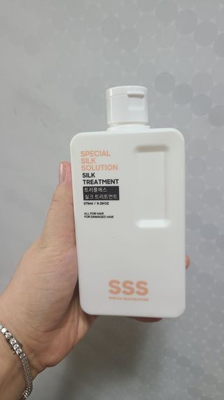 트리플에스 탈모 샴푸 275ml + 실크 트리트먼트 275ml — 5점을 준 리뷰어가 2021년 2월 올린 사용 사진