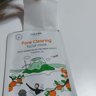 세뚜아(Cettua) [세뚜아] 포어 클리어링 마스크 Cettua Pore Clearing facial mask 5매 — 5점을 준 리뷰어가 2024년 2월 올린 사용 사진