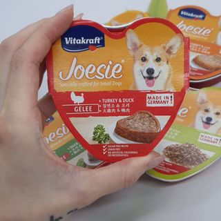비타크래프트 조에시 하트캔 85g 강아지 습식캔 10캔 — 5점을 준 리뷰어가 2021년 9월 올린 사용 사진