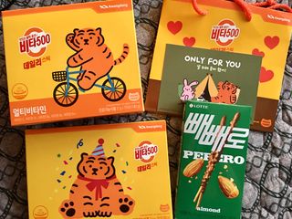 광동생활건강 [광동] 비타500데일리스틱  ★빼빼로데이★ 30포+70포+ 뚱랑이스티커+빼빼로+쇼핑백 — 5점을 준 리뷰어가 2022년 11월 올린 사용 사진