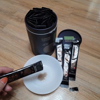 프리마인 자체 기업부설 연구소에서 찾아낸 건강한 수면의 비밀.  슬립토 플러스 30포 — 4점을 준 리뷰어가 2021년 10월 올린 사용 사진