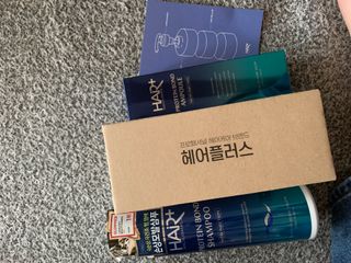 헤어플러스 단백질탈모샴푸 500ml+단백질본드앰플 145ml — 4점을 준 리뷰어가 2021년 3월 올린 사용 사진