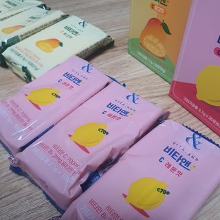 비타앤C 레몬맛, 망고맛 — 4.5점을 준 리뷰어가 2021년 6월 올린 사용 사진