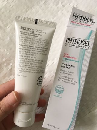 피지오겔 레드수딩 시카밸런스 크림 50ml — 5점을 준 리뷰어가 2022년 4월 올린 사용 사진