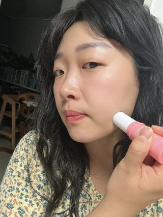 스킨큐어 산다화 카멜리아 안티 링클 멀티밤 — 5점을 준 리뷰어가 2023년 11월 올린 사용 사진