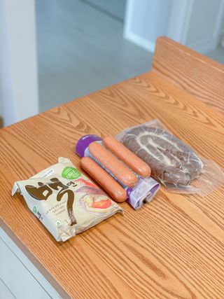 [풀무원] 자연은맛있다 정면, 백면, 홍면  세트 — 5점을 준 리뷰어가 2021년 4월 올린 사용 사진