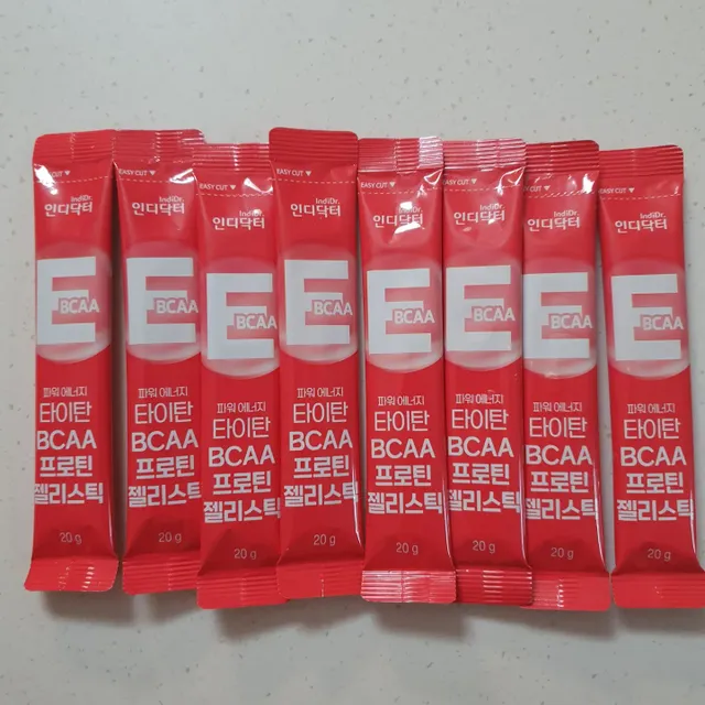[인디닥터] 타이탄 BCAA 프로틴 젤리스틱 리뷰 사진