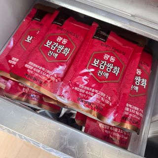 광동생활건강 [광동]진하고 깊은 풍미, 광동 보감쌍화진액 100mL * 18포 — 4.5점을 준 리뷰어가 2024년 7월 올린 사용 사진