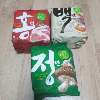 [풀무원] 자연은맛있다 정면, 백면, 홍면  세트 — 5점을 준 리뷰어가 2021년 4월 올린 사용 사진