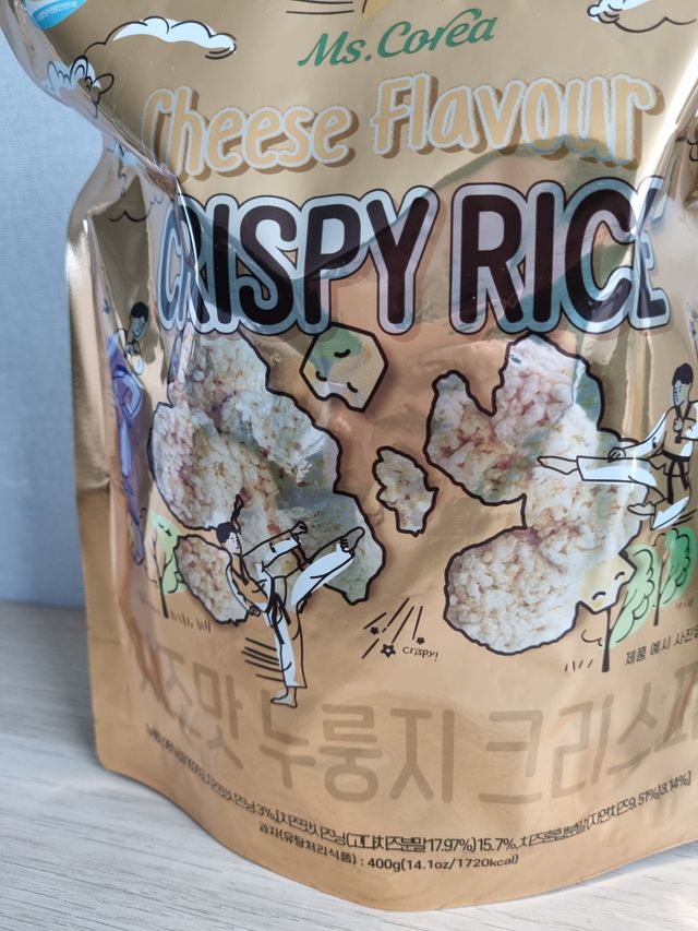 미즈꼬레아 치즈맛 누룽지크리스피 리뷰 사진
