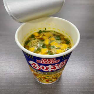 NISSIN 닛신 컵누들  4종 - 씨푸드오리지날, 씨푸드 스파이시, 씨푸드 커리, 씨푸드 XO소스 — 5점을 준 리뷰어가 2022년 2월 올린 사용 사진