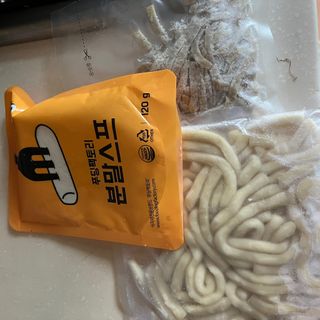 [푸딩팩토리] 로제누들떡볶이 500g / 까르보나라크림누들떡볶이 500g — 5점을 준 리뷰어가 2022년 7월 올린 사용 사진