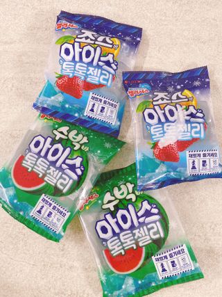 롯데제과 죠스바 아이스 톡톡 젤리 — 5점을 준 리뷰어가 2021년 10월 올린 사용 사진