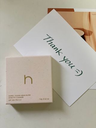 하멜 비건 아쿠아 글로우 제로핏 쿠션 — 5점을 준 리뷰어가 2022년 9월 올린 사용 사진