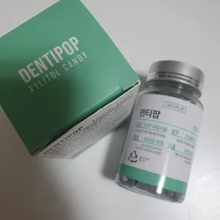 작심연구소 구취제거+충치예방+치아화이트닝 마법의 캔디 덴티팝3종(맛 랜덤 발송) — 5점을 준 리뷰어가 2022년 5월 올린 사용 사진