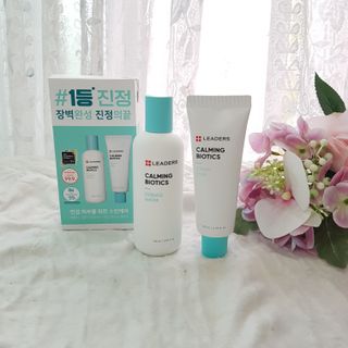 리더스코스메틱 리더스 카밍 바이오틱스 #1등 진정 기획세트 [에센스 워터150ml + 크림 마스크80ml] — 5점을 준 리뷰어가 2022년 10월 올린 사용 사진