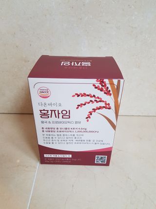 하루 1포로 콜레스테롤, 유산균, 고역가 소화효소까지 한번에 섭취! 다온바이오 홍자임 1개월분(30포) — 4점을 준 리뷰어가 2022년 11월 올린 사용 사진