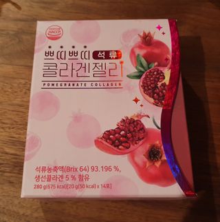 헬스업_쁘띠쁘띠석류콜라겐젤리_20g x 14포 — 4점을 준 리뷰어가 2021년 2월 올린 사용 사진