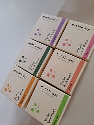 버블데이 배쓰밤 거품입욕제 버블바 6종 — 4점을 준 리뷰어가 2021년 9월 올린 사용 사진
