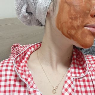 약손명가코스메틱 심결 깨어나는 맑음 팩 — 5점을 준 리뷰어가 2021년 4월 올린 사용 사진