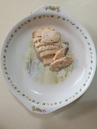 한끼통살 슬라이스 닭가슴살 — 5점을 준 리뷰어가 2023년 2월 올린 사용 사진