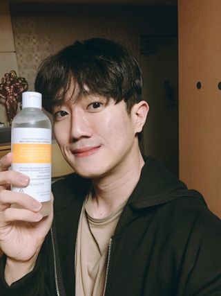나나스킨 캐모마일아쿠아수딩토너 — 5점을 준 리뷰어가 2021년 3월 올린 사용 사진