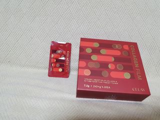 프리마인 귀족의 콜라겐, 92배 흡수율. 럭셔리 프리미엄 셀라브 콜라겐필름 30매 — 4점을 준 리뷰어가 2021년 10월 올린 사용 사진