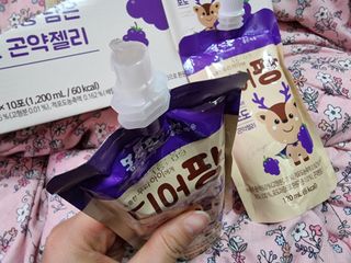 [몸엔용] 우리 아이 건강간식, 달콤한 녹용곤약젤리 디어팡 4종 — 5점을 준 리뷰어가 2021년 11월 올린 사용 사진