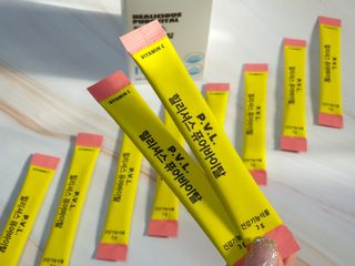 힐리셔스 퓨어바이탈 석류맛 — 5점을 준 리뷰어가 2021년 2월 올린 사용 사진