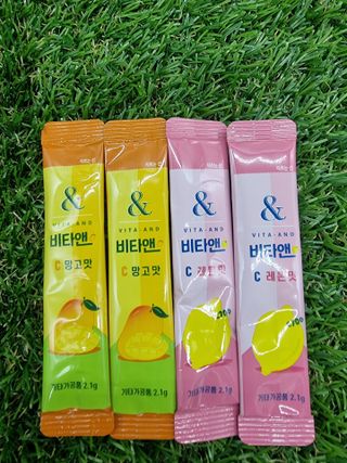 비타앤C 레몬맛, 망고맛 — 4점을 준 리뷰어가 2021년 4월 올린 사용 사진