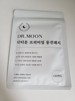 [닥터문] 프리미엄 동전패치 멘톨향 120매 — 5점을 준 리뷰어가 2022년 7월 올린 사용 사진