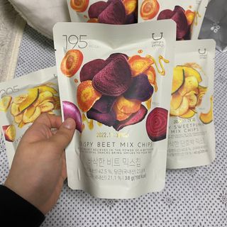 딜라이트 프로젝트 원물칩 2종 6ea(비트 믹스칩, 단호박 믹스칩) — 4.5점을 준 리뷰어가 2022년 4월 올린 사용 사진