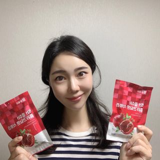 미쁨생활건강 콜라겐 담은 석류즙 70ml x 30포 — 5점을 준 리뷰어가 2021년 9월 올린 사용 사진