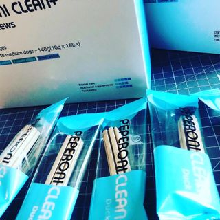 페페로니 2종 세트 클린플러스 덴탈껌 치킨+덕 — 5점을 준 리뷰어가 2021년 7월 올린 사용 사진