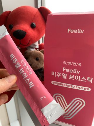 필리브 비주얼 브이스틱 — 5점을 준 리뷰어가 2021년 6월 올린 사용 사진