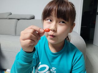 앙팡 츄어블 식물성 오메가3 1000mg x 80캡슐 — 3점을 준 리뷰어가 2022년 10월 올린 사용 사진