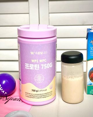 [푸름웰니스] 프로틴 다이어트 단백질 쉐이크 (750g) — 4점을 준 리뷰어가 2022년 3월 올린 사용 사진