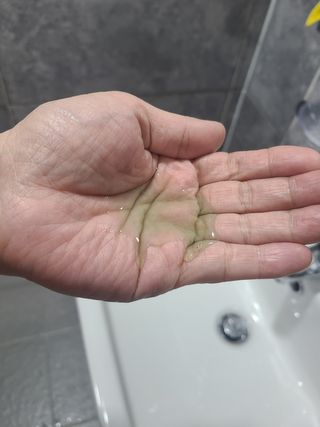 띵코 허브 샴푸, 트리트먼트, 바디워시 3종 — 5점을 준 리뷰어가 2022년 2월 올린 사용 사진