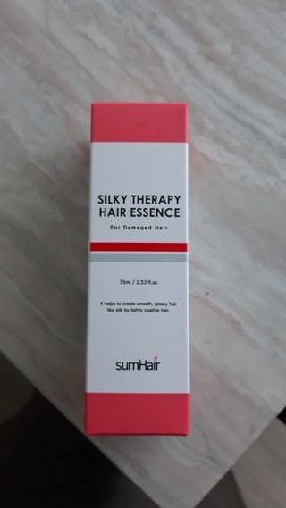 썸헤어 / SUMHAIR 썸헤어 실키 테라피 헤어 에센스 — 5점을 준 리뷰어가 2021년 4월 올린 사용 사진