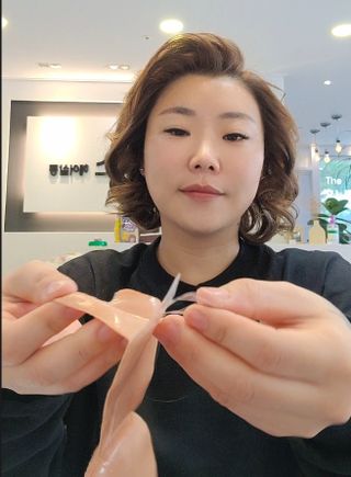 아이디플라코스메틱 아이디 페이스핏 마이너스 밴드 v2 — 4점을 준 리뷰어가 2021년 10월 올린 사용 사진