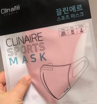 끌린에르 스포츠 귀편한 새부리형 마스크 (뉴컬러포함) — 4점을 준 리뷰어가 2022년 5월 올린 사용 사진
