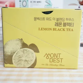 몽베스트 위드더 블랜딩 하우스 _레몬 블랙티 — 5점을 준 리뷰어가 2022년 12월 올린 사용 사진