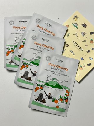 세뚜아(Cettua) 나우[세뚜아] 포레스트 수딩 마스크 Cettual Forest  Soothing Mask 4매 — 5점을 준 리뷰어가 2024년 1월 올린 사용 사진