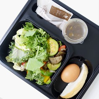참살이도시락 작심삼일 샐러드도시락 3개 맛보기 새벽배송 또는 택배배송 — 5점을 준 리뷰어가 2021년 8월 올린 사용 사진