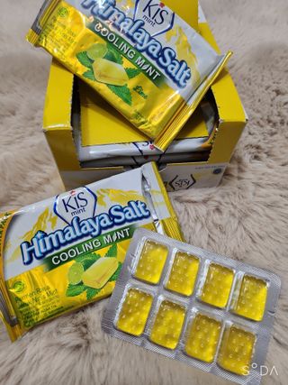 마요라 히말라야 솔트 캔디 2종-페퍼민트 맛, 라임민트 맛 — 5점을 준 리뷰어가 2022년 12월 올린 사용 사진