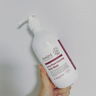 아미니 아크네 퓨어카밍 바디워시 500ml — 5점을 준 리뷰어가 2021년 6월 올린 사용 사진