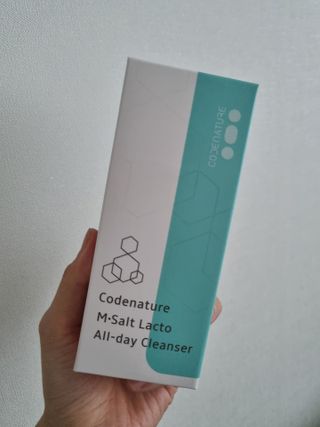 코드네이처 엠솔트 락토 2종 — 5점을 준 리뷰어가 2021년 7월 올린 사용 사진