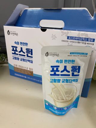 자연에온 마시는 프로틴 고함량 균형단백질 음료 포스틴 125ml 10개입 1BOX — 4.5점을 준 리뷰어가 2021년 4월 올린 사용 사진