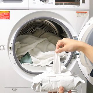 [생활공작소] 건조기용 섬유유연제 시트 80매 x 2입 — 5점을 준 리뷰어가 2021년 2월 올린 사용 사진