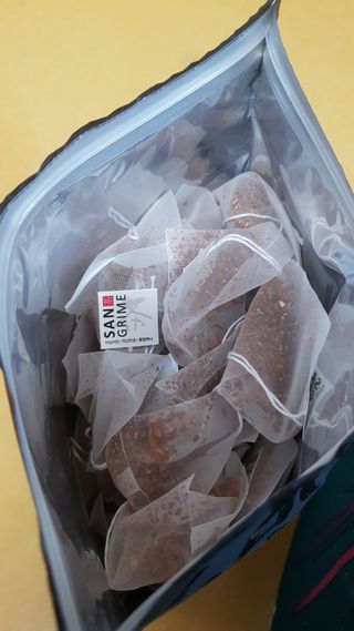 산그리메 국내산 호박차 100티백 대용량 삼각티백차 — 4점을 준 리뷰어가 2021년 6월 올린 사용 사진